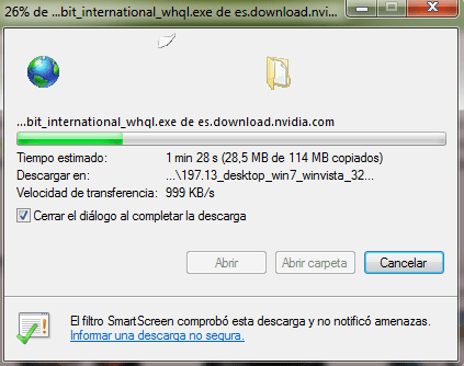 bajar driver NVIDIA bajar driver NVIDIA