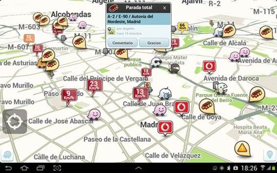 Captura de pantalla de Waze Captura de pantalla de Waze