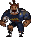 Duke Nuken Pig Cop
