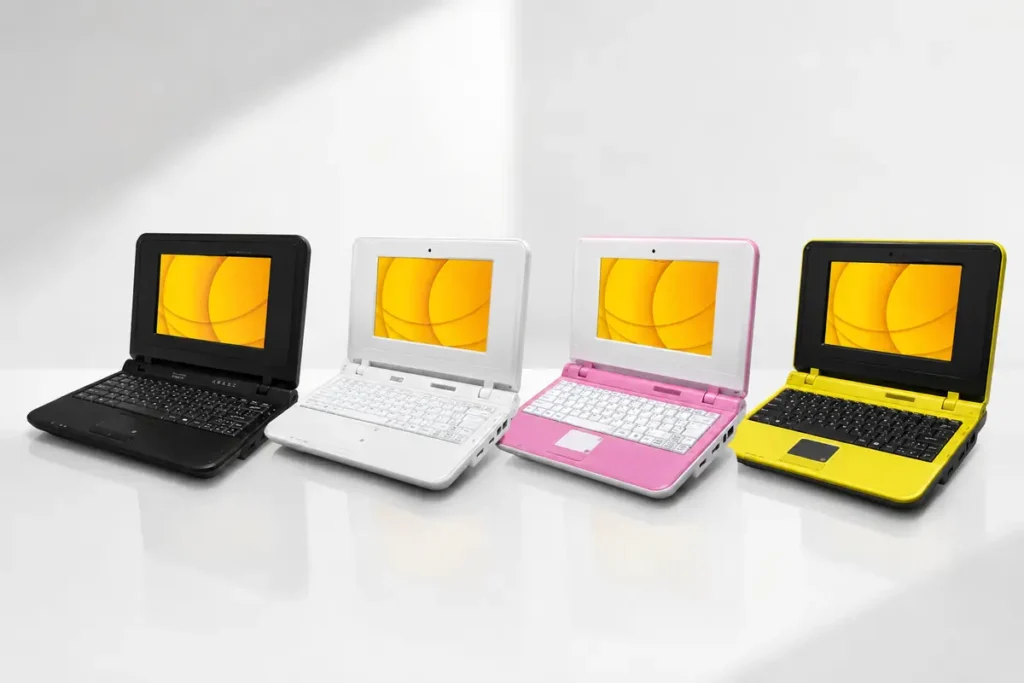 Airis Kira 100 en sus versiones negra, blanca, rosa y amarilla
