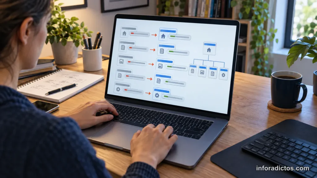 Estructura de permalinks y redirecciones de una web