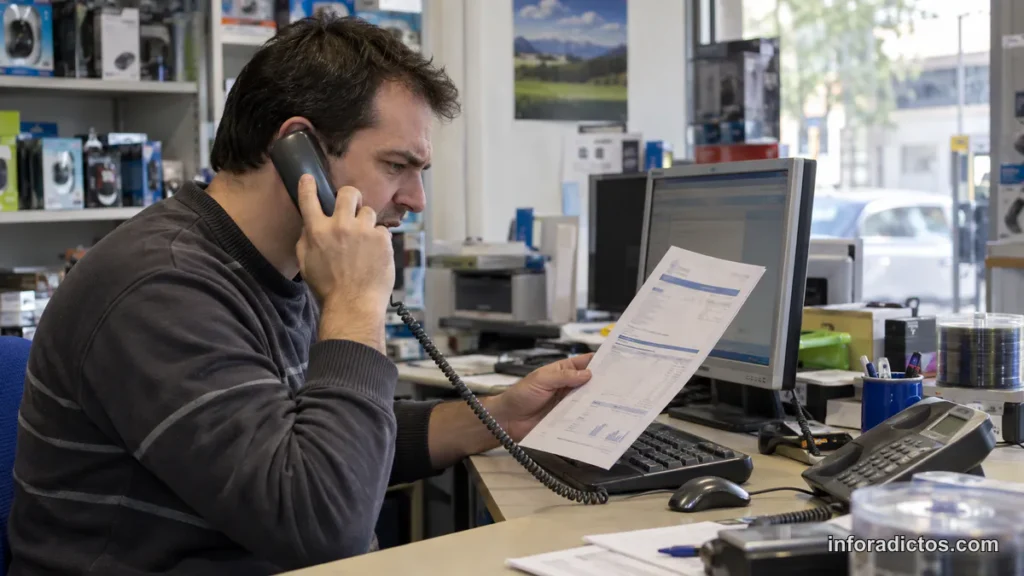 Reclamación por un cargo no solicitado en una factura de Telefónica