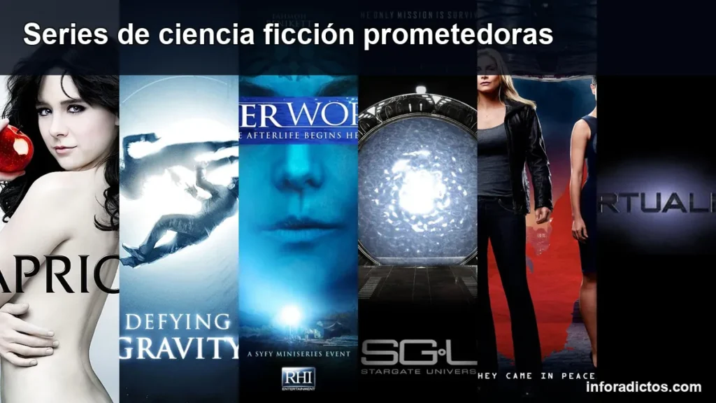 Montaje de Caprica, Defying Gravity, Riverworld, Stargate Universe, V y Virtuality