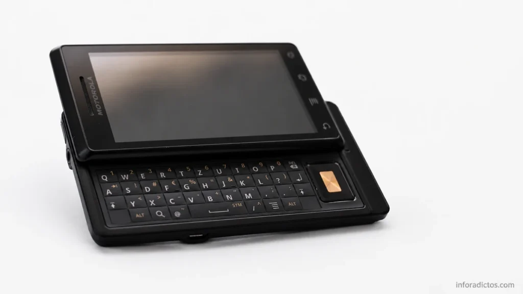 Motorola Milestone con Android 2.1 y teclado QWERTY deslizable