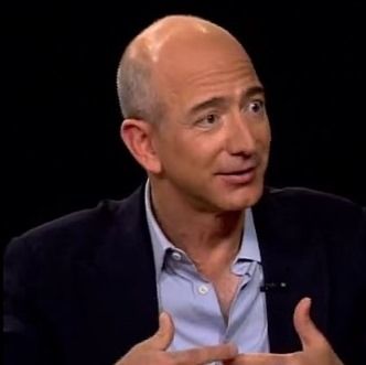 Retrato del fundador de Amazon Jeff Bezos