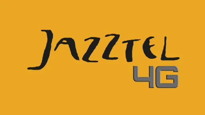 Logotipo de Jazztel 4G sobre un teléfono móvil