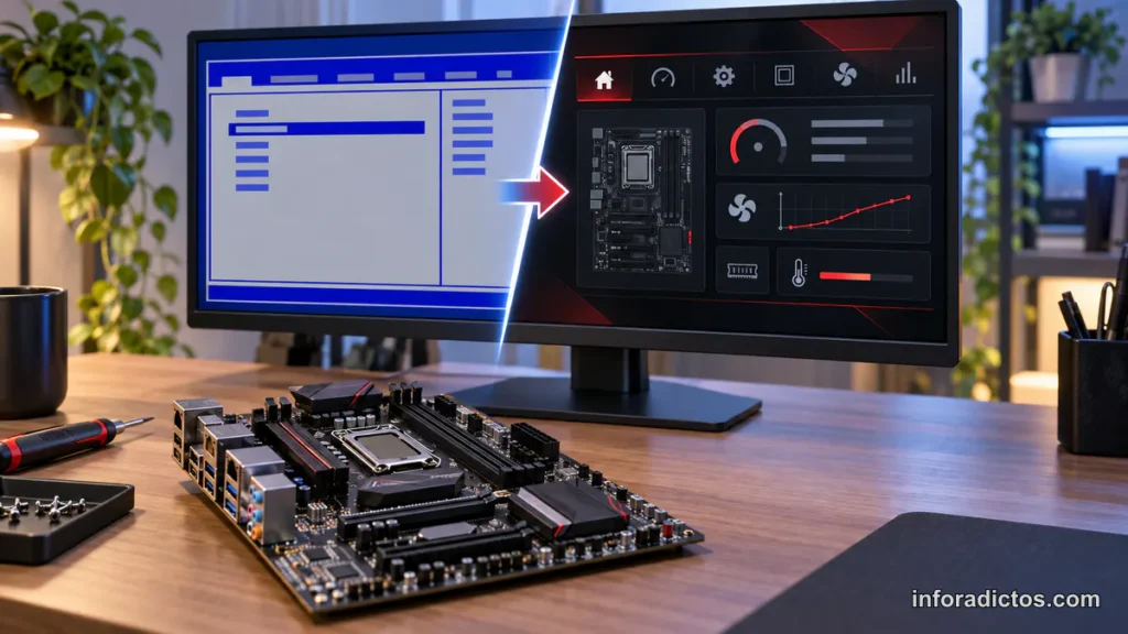 Transición de BIOS a UEFI en un ordenador