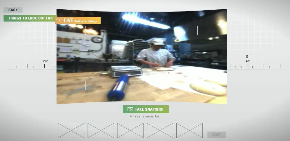Experimento de Chrome Web Lab en una pastelería Experimento de Chrome Web Lab conectado en directo con una pastelería