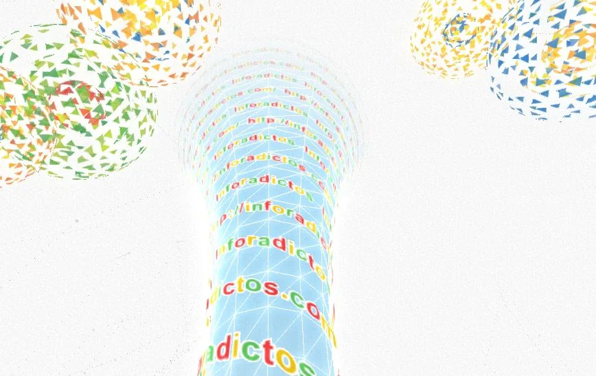 Inforadictos convertido en un laberinto Página de Inforadictos transformada en un laberinto tridimensional por Chrome World Wide Maze
