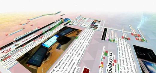 Página web convertida en laberinto 3D Páginas web transformadas en un escenario tridimensional por Chrome World Wide Maze
