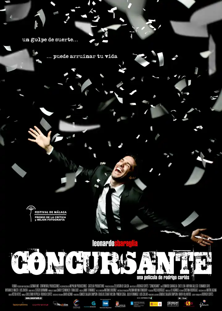 Cartel de la película Concursante, protagonizada por Leonardo Sbaraglia