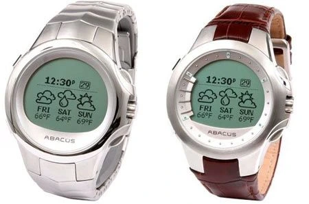 Relojes Microsoft SPOT Dos relojes Abacus con tecnología Microsoft SPOT