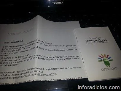 Manuales de inicio e instrucciones incluidos con el Funker R500DSI