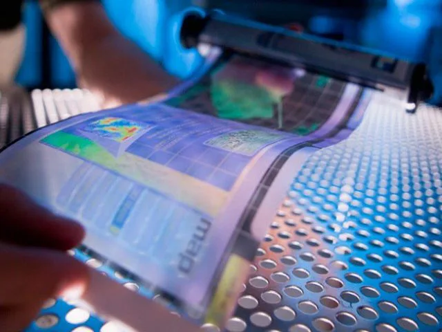 Impresión de electrónica flexible Proceso de impresión de un circuito electrónico flexible