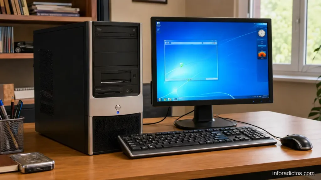 Ordenador de sobremesa con Windows 7 RC1 de 64 bits