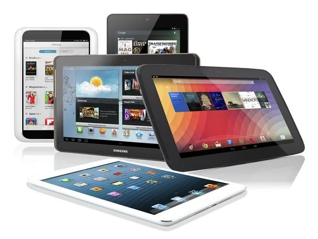 Varios modelos de tablets de distintos fabricantes