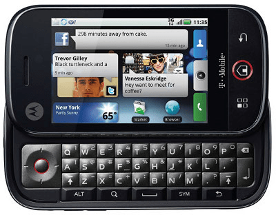 Motorola Dext con Android y Motoblur Motorola Dext con Android y Motoblur