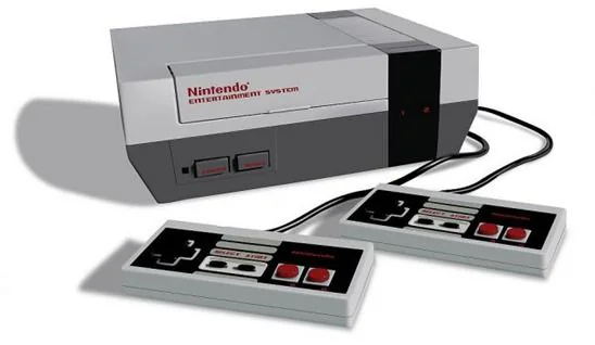 Nintendo Entertainment System con dos mandos