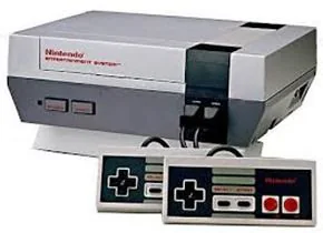 Consola Nintendo Entertainment System NES con dos mandos