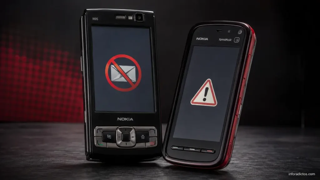 Nokia N95 y Nokia 5800 afectados por la Maldición del Silencio