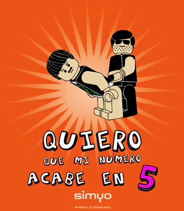 Publicidad de Simyo y trato a sus clientes Publicidad de Simyo representando el trato a sus clientes