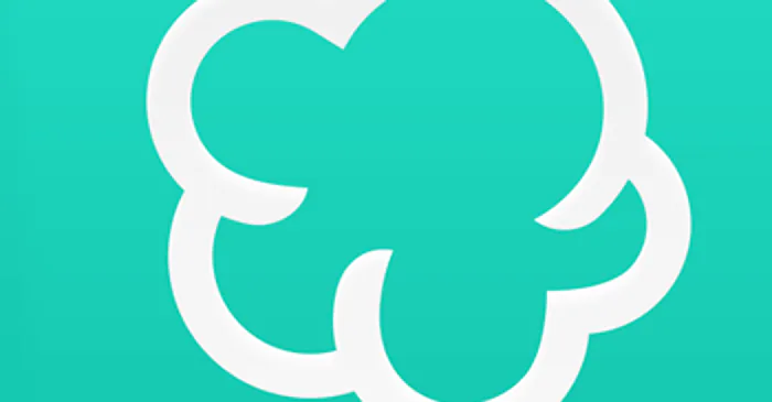Logotipo de Wallapop sobre fondo turquesa