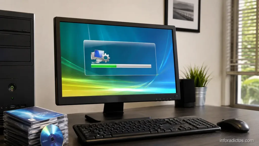 Windows Vista instalando el Service Pack 2