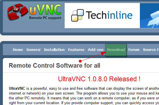 configurar UltraVNC